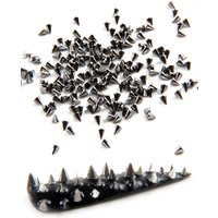 TSZS 1/2/3mm Spikes Metal Studs Gold Silver Black Art Charms Tiny Stick Cone Nail Parts Spots Craft DIY Decoration
