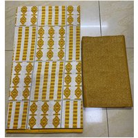 2022 Gold Print African New Fashion Anakra 100% Cotton africain wax Fabric Nigerian Ghana kitenge dashiki real wax Fabric 6yards