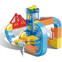 Magnetic Track Car Lifting Style Anti-Gravity Toy Assembly Lift Elevator DIY New Suspension Rail Train Educational Toys For Kids