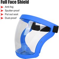 With Filters Oil-splash Proof Mask Protection Face Cover Full Face Shield Motorcycle Bicycle Cycling Dusting Mask Kitchen Tool
