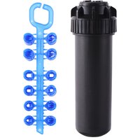 3/4" Inground Sprinkler Female Threaded Rotor Pop Up Sprinkler 5004 Model 40°~360° Adjustable Gear Driven Garden Lawn Sprinkler