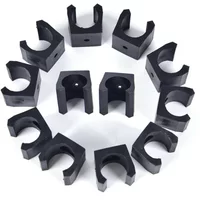 12pcs Billiard Cue Replacement Holder Wall Mounted Plastic Billiard Cue/Fishing Rod Stick Holder Clips Billiard Accessories