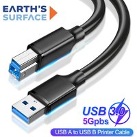 USB3.0 Printer Cable USB Type A to USB Type B 3.0 Cord for MacBook Pro HP Canon Brother Epson Dell USB3.0 Printer Scanner Cables