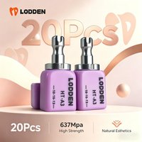 20PCS Lodden Dental Lithium Disilicate C14 Sirona Glass Ceramics Block Chairside Restoration Aesthetics Dental Lab Materials image 3
