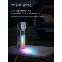 Magnetic One-Lamp Four-in-One Multi-Functional Corner Lamp Helmet Clip Light Mini Battery Level Display Three Colors Available