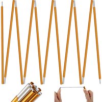 Aluminum Alloy Tent Poles 360CM/430CM Camping Tent Rods 11/13Section Camping Essential Accessories