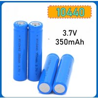 10440 Li-ion Battery AAA 3.7V 350mAh Rechargeable Li-ion Battery for Electric Toothbrush Shaver Table Lamp Power Bank Mouse