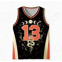 2026 Gothic Casual Fashion Style 3D Retro Men's T-shirt Vest Women's Children's Basketball Shirt Outdoor Sports Daily Vest