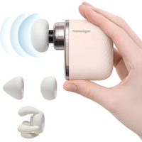 3 in 1 Mini Massage Gun Deep Tissue Percussion Body Muscle Relax Massager Gun Portable Pocket Fascia Gun for Gym Travel Office