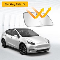 Car Windshield SunShade Cover Fit For Toyota Honda Volkswagen Ford Hyundai BYD Foldable UV-Protective Car Accessories