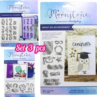 May 2026 New Moonstone Back to School Standing Tall Numbers Metal Cutting Dies for DIY Handmade Photo Album Scrapbooking Calenda