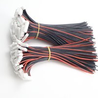 10pcs/lot 15cm 20cm 30cm Balanced Charging Plug 2s 3s 4s 6s Silicone Cable 22 Silicone Cable Aviation Model Accessories