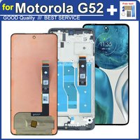 Super AMOLED LCD for Motorola Moto G52 LCD Display Touch Screen Digiziter Replacement for Moto G52 XT2221-1-2-3 Phone LCD Screen