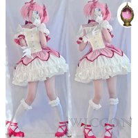 New 2025 Puella Magi Magica Cosplay Costume Wig Petticoat Shoes Kaname Madoka Pink Short Ball Dress Halloween Party Uā¤ā
ā„ā”