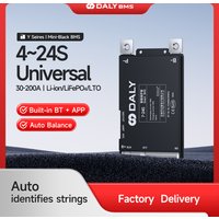 Daly Smart BMS 100A 4S 6S 8S 12S 13S 14S 16S 17S 20S 24S Bluetooth BMS LiFePo4 Li-Ion LTO Battery for ESS Electric Bike Motor image 4