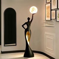 Large Floor Figure Sculpture Art Ornament Light Luxury High-end Living Room TV Cabinet Next To Home Decoration Handicraft Statue