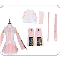 2026 Pink Cosplay Costume Performance Suit Cos Suit Hatsune Regular C Suit Wig Cosplay Girls Spring Sakura Cherry