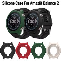 For Huami Amazfit Balance 2 Silicone Cover Hollow Protective Case Super Light Watch Case Decoration For Amazfit Balance 2