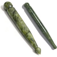 Natural Jade Stone Gua Sha Acupuncture Pen Deep Tissue Meridian Scraping Massage Tools Facial & Body Relaxation Massage Wand