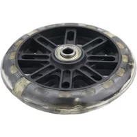 Kids Bike Auxiliary Wheel PU Flash Wheel For Kids 14 16 20 Inches Baby Bike Balance Wheels Thickened And Anti-wear