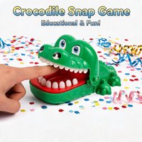 Hot Crocodile Teeth Alligator Biting Finger Dentist Game Funny Prank Luck Party Game Stress Relief Toy for Kids Gift Party Favor