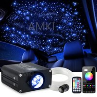 16W RGBW Twinkle Starry Sky Car Star Ceiling Light Smart APP Bluetooth Roof Star Car Accessories Interior