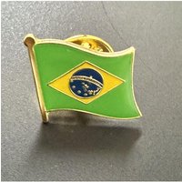Brazil Flag Badge Pin Lapel Pin Badge for Backpack