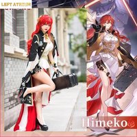 IN STOCK UWOWO Himeko Cosplay Honkai Star Rail Cosplay Himeko Costume スターレイル Cosplay Outfit Halloween Costumes Women Dress