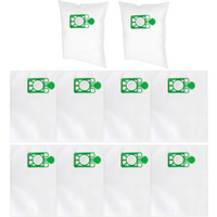 Nispira NVM-1CH Vacuum Cleaner Microfibre Poly Dust Bags for Henry And Hetty Vacuum Bags Numatic Hepa-Flo Nvm-1Ch 604015
