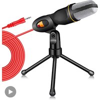 Professional Condenser Wired Microphone Mic For PC Karaoke Sound Room Gaming Audio Sing Machine System Live Streaming Kits Gamer