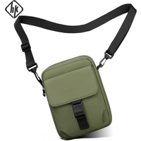 HK Waterproof Crossbody Bags for Men Lightweight Men's Shoulder Bag Mini Phone Pouch Messenger Commuting Bag Sling Packs Satchel