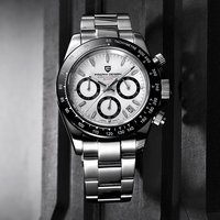 PAGANI DESIGN New Panda Dial Men's Watches top brand Luxury Quartz Wrist Watch Men 2026 Sports Watch Men Chronograph Japan VK63