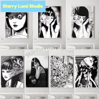 5D DIY Japan Anime Junji Ito Diamond painting Wall Painting Bedroom Living Room Wall Bar Restaurant Gift