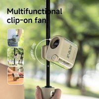 Portable outdoor waist-mounted fan