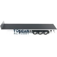 RC 3 Axles Chassis Flatbed Semi Trailer Kits for 1/14 Scale RC Tractor Truck DIY TAMIYAYA Model Toys Toucan RC Hobby TH01019