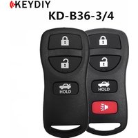 5 pièces, EllYDIY KD B36-3/4 voiture prédire pour Nissan Style KD900/KD-MAX/KD-X2 MINI clé programmeur B série télécommande
