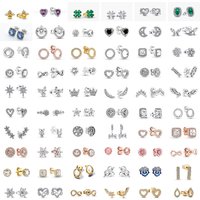 2026 New 925 Silver Heart-Shaped Earring Snowflake Stud Earrings Suitable For Women's Holiday Exquisite Charm Jewelry Gifts