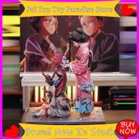 Demon Slayer 27Cm Akaza Koyuki Gk Popart Anime Figure Collectible Model Toy Cherry Blossom Scene Statue Desktop Ornament Gift