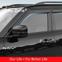 Car Side Window Visor Awning Shelter Sun Rain Deflector Guard Weather for BYD Ti7 Leopard Titanium 7 2025 2026 Accessories