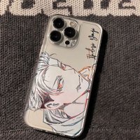 luxury comic Itadori Yuji Gojo Satoru Soft Case protection For iPhone 17 16 15 Pro Max 14 13 12 11 XS XR 8 7 Plus X SE Coque