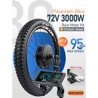 AliExpress KUNTENG E-BIKE 72V 3000W MTX Rim Electric Bike Conversion Kit EBike 26