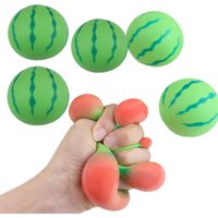 New Artificial Fruit Watermelon Squeeze Toys Slow Rebound Red Vent Ball Kids Adult Decompression Toy