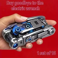 Bike Tools Road Bicycle Allen Wrench Pocket Tools Portable Bicycle Repair Tool Set Multifunction Tools 16 in 1