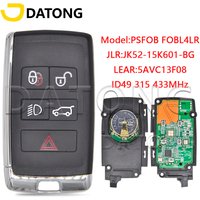 Datong World KOBJXF18A 315MHz PEPSFOB 433MHz ID49 Promixity Samrt Car Remote Key For Land Rover Velar Range Discovery 2017-2020
