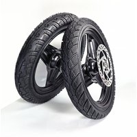 14x2.125 Solid Solid Tire Front Wheel Disc Brake Type For 14 Inch Folding Ebike Scooter Parts & Accessories