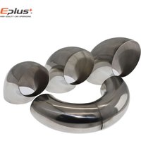 90 Degree Universal Stainless Steel Elbow Sanitary Welding pipe Fitting Car Exhaust pipe Muffler Welded pipe Multiple Size