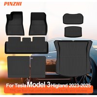 BYTON Floor Mats Compatible Custom Fit Floor Liners for 2023-2026 Tesla Model 3 Highland All Weather Protection car mats