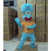 New Adult Hot Sale Foam Halloween Squidward Octopus Cartoon Mascot Costume Plush Christmas Fancy Dress Halloween Mascot Costume