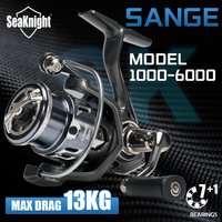 SeaKnight Brand 1000-6000 Spinning Reel 8BB MAX Drag 28lbs CNC Machined Aluminum Spool Freshwater Fishing Reels