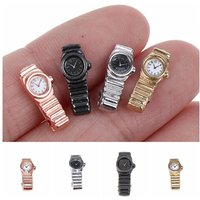 1/12 Dollhouse Simulation Miniature Model Toy Metal Watch Wristwatch Doll Play Home Decoration Accessories